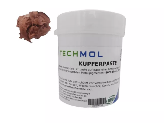 Kupferpaste Kupferfett Anti Seize Paste Fett Bremsenpaste 500g Dose