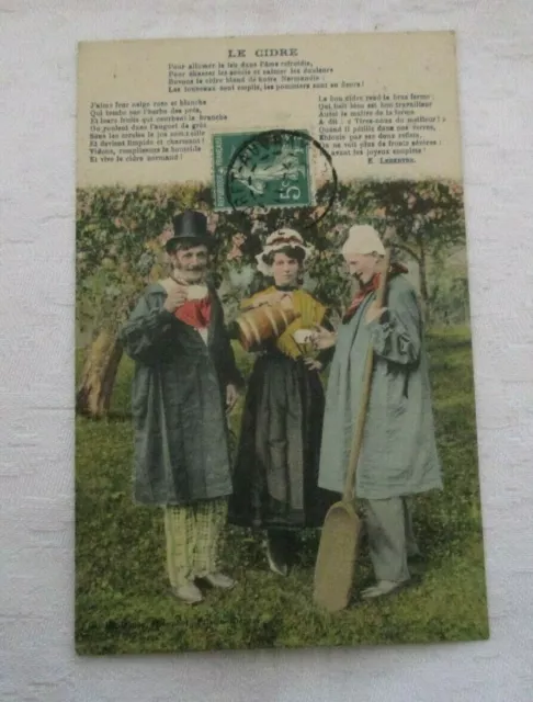 Cpa Normandie Le Cidre
