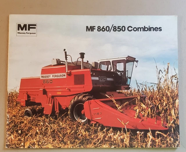 Massey Ferguson 850 and 860 Combines Sales Brochure