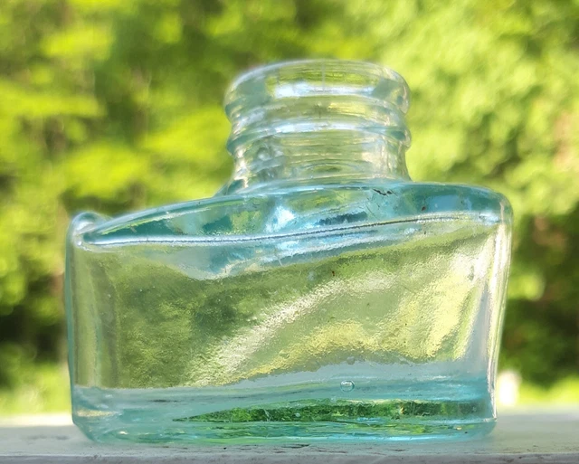 Sanford " Tug Boat " Ink Bottle. No 217.Patent Applied For