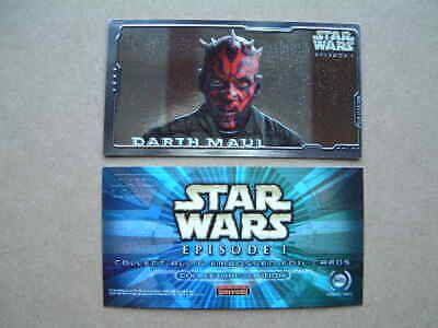 Star Wars Episode 1 TPM Series 2 Widevision Topps foil insert card HE-6 1999