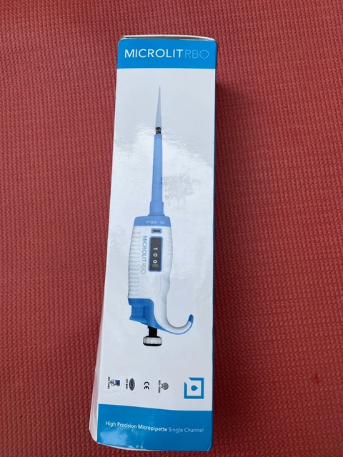Microlit RBO Micropipette Single Channel, 1000 - 10000 ul. New. Microlit RBO Micropipette Single Channel, 1000 - 10000 ul. New.