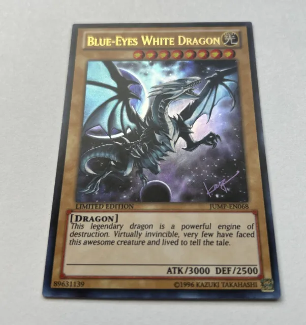 Yugioh Blue Eyes White Dragon JUMP-EN068 Limited Edition Ultra Rare NM A
