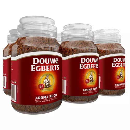 Douwe Egberts - Aroma Red Instant Coffee - 6x 200g