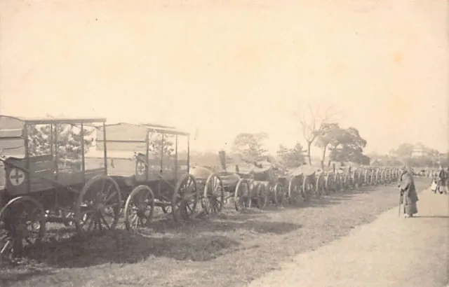 Japan - Russo-Japanese War - Red cross carts