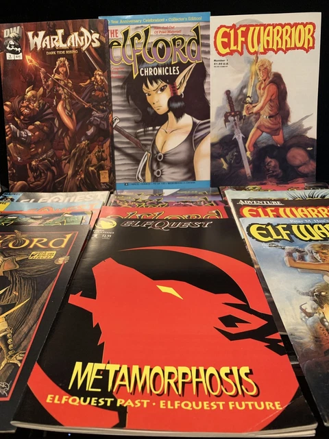 Elf Comic Lot: 40 Comics! Elf Quest, Elf Lore, Elf Lord, War Lands, Elf Warrior