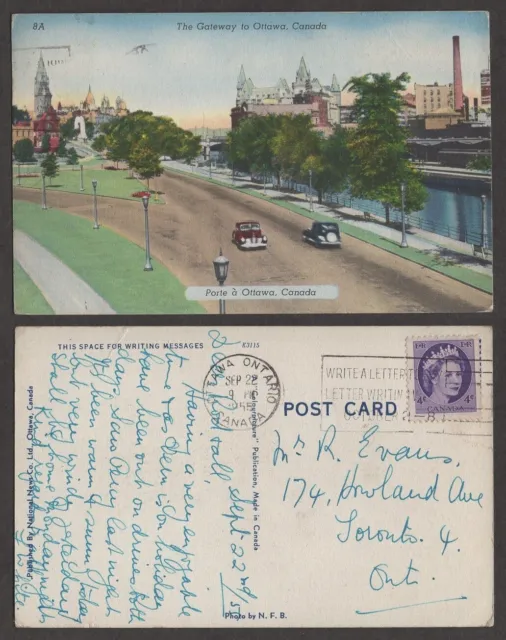 1955 Canada Postcard – Ottawa, Ontario – The Gateway