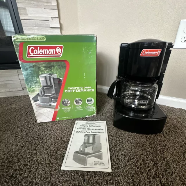 COLEMAN CAMPING PORTABLE Drip Brew 10 Cup Coffee Cocoa Maker Nice Condition  $50.00 - PicClick