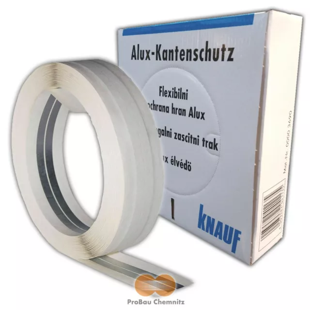 Knauf Alux Kantenschutz 30 m, 50 mm Trockenbau Eckschutz Eckenschutz Ecke Rigips