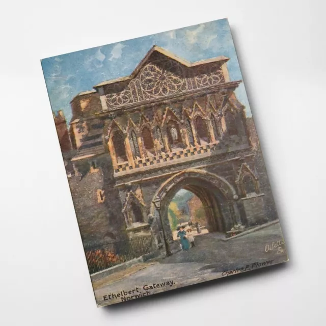 A3 PRINT - Vintage Norfolk - Ethelbert Gateway, Norwich