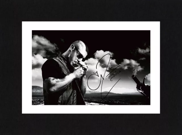 8x6 Halterung Theo Rossi Autogramm signiertes FOTO Geschenk rahmenfertig SONS OF ANARCHY