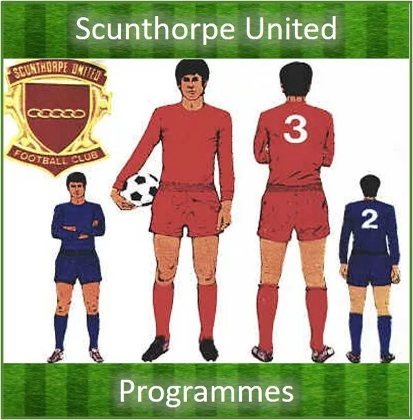 PROGRAMME SCUNTHORPE UNITED Football Home Old Show Ground Programmes