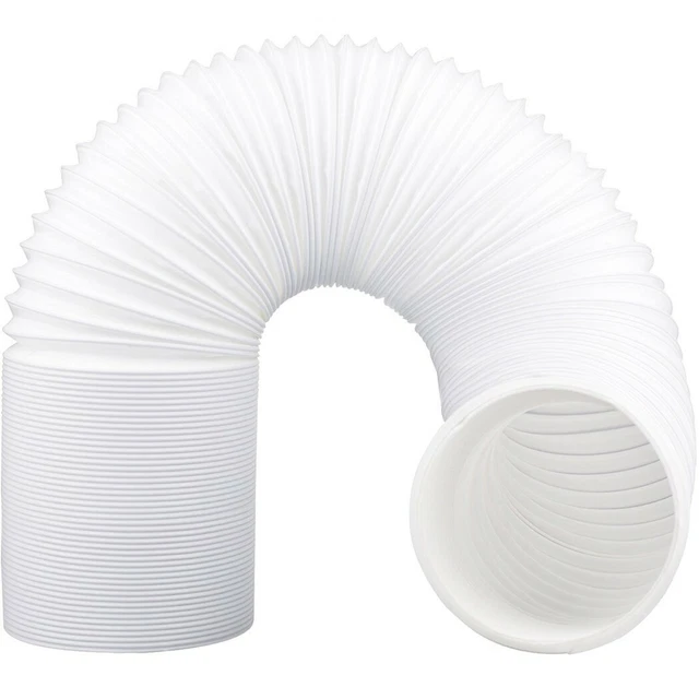 Échappement Tuyau Ventilation Acier Câble for Portable Climatiseur 6in Dia 4.9ft 7