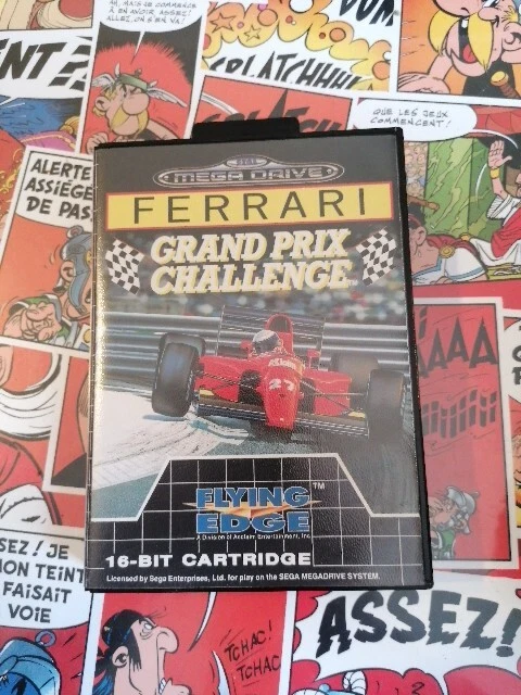 Jeu Sega Megadrive Ferrari Grand Prix Challenge - Complet Avec Livret - Très Bon État (TBE)