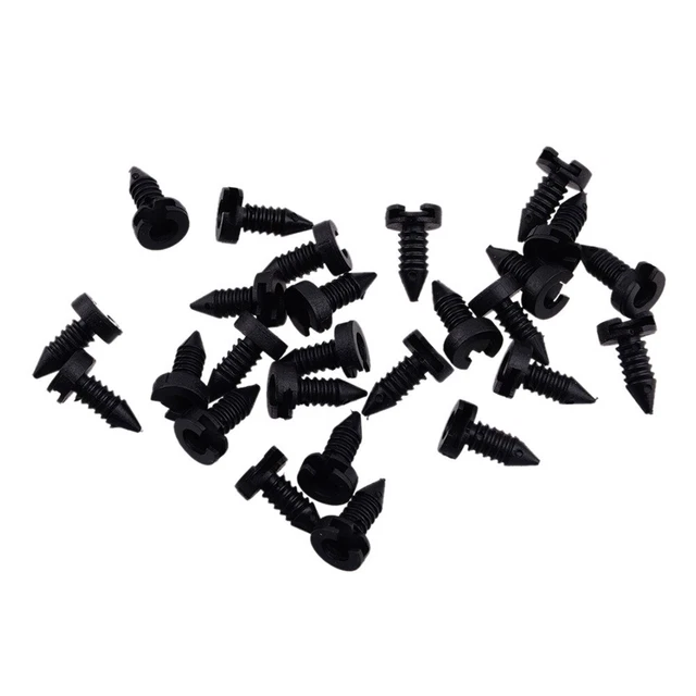 Clips Garniture Auto Land Rover - 52 Pièces - Compatible Defender Freelander Evoque - Blanc/Noir