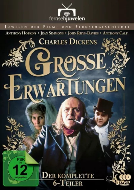 Great Expectations - Anthony Hopkins, Jean Simmons - English language 3x DVD PAL