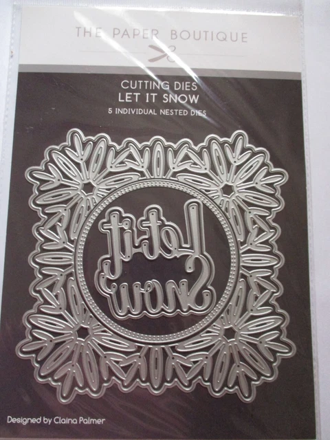 'Let it Snow' verschachtelte Würfel - von The Paper Boutique