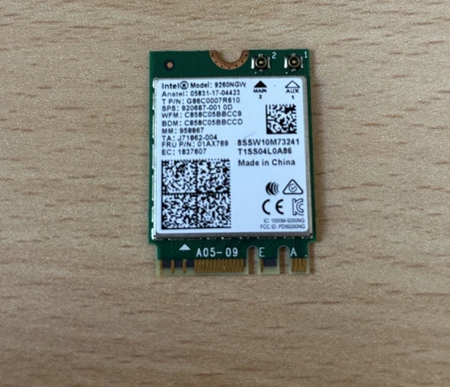 Carte Wi-Fi Intel 4965AG_MM2 Wireless WiFi Link Pour Ordinateur Portable - Occasion Testée Fonctionnelle