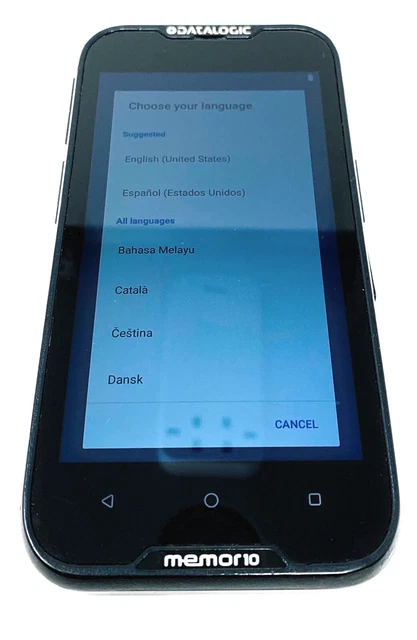 DATALOGIC 944350001 Memor 10 Palmaire Terminal Android 8.1 Barcode 2D, BT, Wifi