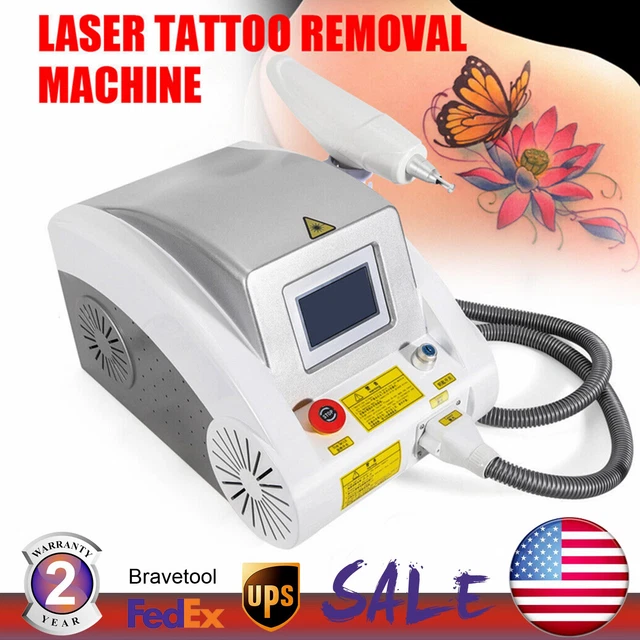 Máquina de belleza facial removedor de tatuajes Q-Switch YAG con láser para eliminar pigmentos de cejas EE. UU.