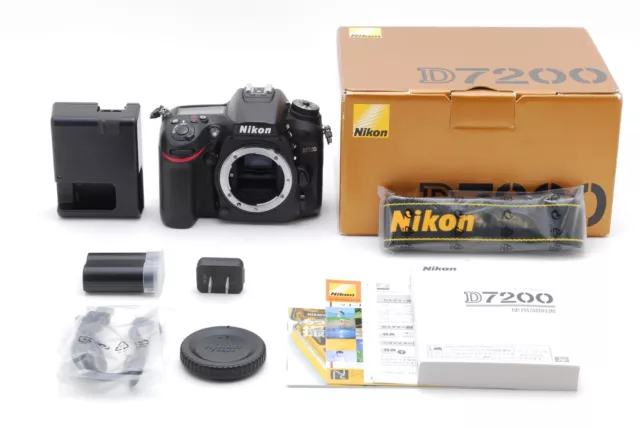 〈Near Mint box〉Nikon D7200 24.2 MP Digital SLR Camera - Black (Body Only) Japan