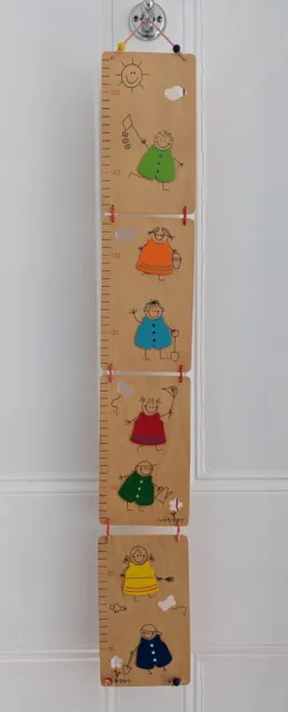 Regla de tabla de altura de madera para niños