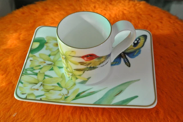 TASSE À EXPRESSO Villeroy & Boch Amazonia Avec Soucoupe EUR 30,00