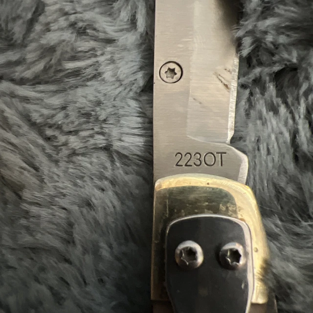 Collectible Schrade Old Timer 2230T Folding Knife. W/Belt Clip 6