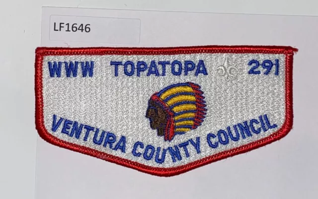 Boy Scout OA Lodge 291 Topa Topa Flap