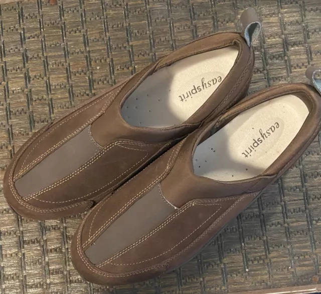 EASY SPIRIT SLIP-ON Shoes - Women's Size 11 Medium - Brown - New in Box ...