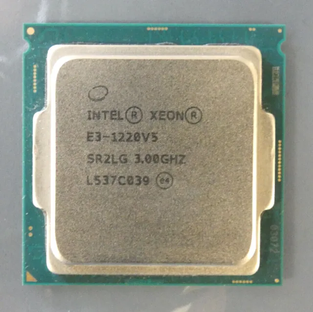 Intel Xeon E3-1220 V5 / E3-1220V5  SR2LG  3.00GHZ Sockel 1151