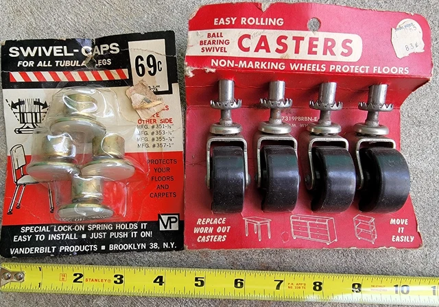 Vintage Casters And Table Feet