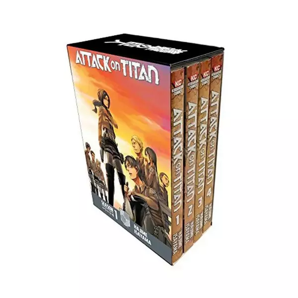 Attack on Titan Season 1 Part 1(Vol 1-4) By Hajime Isayama (Paperback)