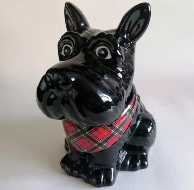 Black Scottish Terrier Scottie Dog Biscuit Cookie Sweet Jar