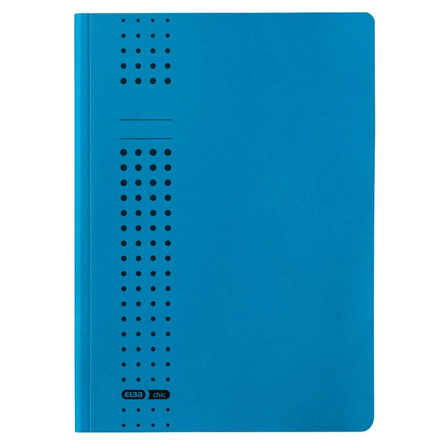 25 ELBA Sammelmappen chic DIN A4 hellblau