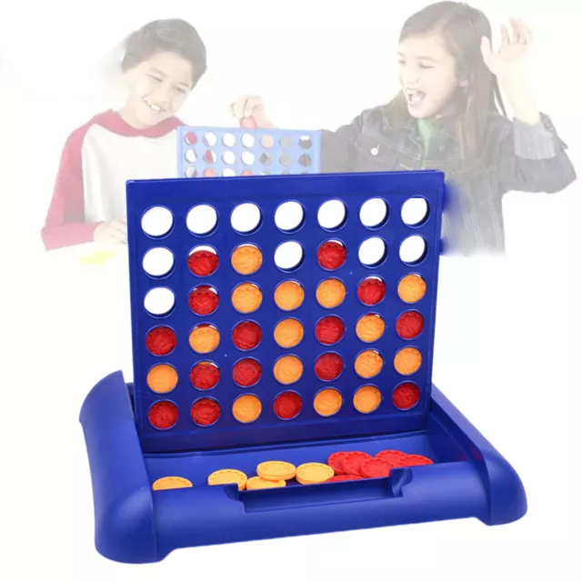 Large Connect Four In A Row 4 In A Line Board Game Kids Educational Toy Gift AU