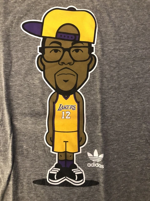NBA Dwight Howard Adidas Lakers Caricature Shirt Men’s Size L T-Shirt NWOT NBA Dwight Howard Adidas Lakers Caricature Shirt Men’s Size L T-Shirt NWOT