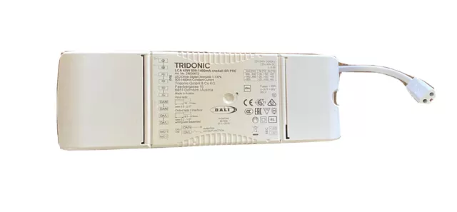 LED DRIVER TRIDONIC LCA 45W - 500/1400 mA One For All SR PRE