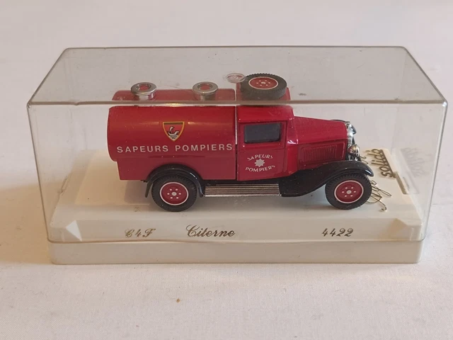 Voiture Miniature CITROËN C4 Kegresse Pompier 1/43 - Modèle Rare Micarola - Neuf