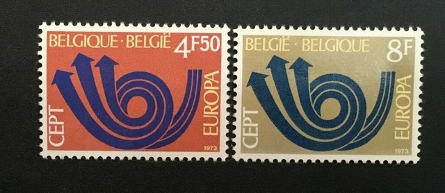 Briefmarken Belgien Europa Yvert Und Tellier N°1661 Rechts 1662 N MNH (Cyn37)