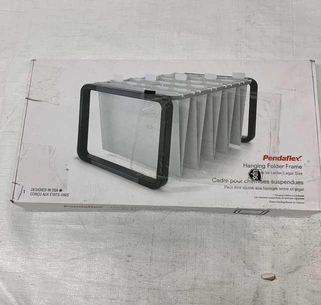PENDAFLEX HANGING FILE Folder Frame 121/2"Wx16"Dx93/4"H Black 44116