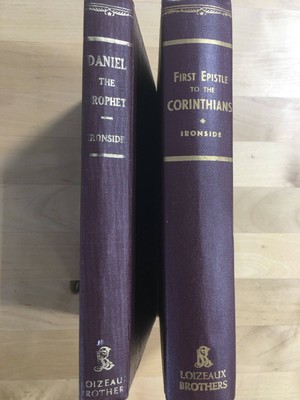 H.A. Ironside Lectures on Daniel (W/Chart) & Addresses on First Corinthians HCs