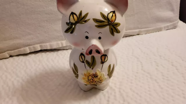 decorated pig piggy bank