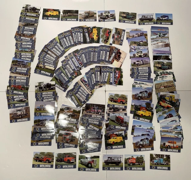 LOT OF 57 Super Trucks Limited Edition Cat Scale Trading Cards Series 4  Excellen $25.00 - PicClick