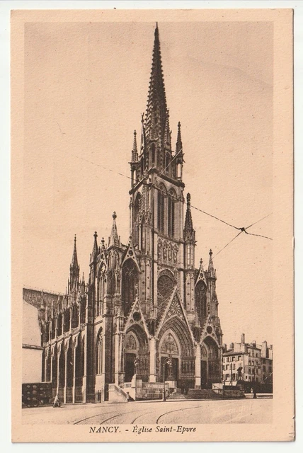 NANCY - Meurthe et Moselle - CPA 54 - l' église Saint Epvre
