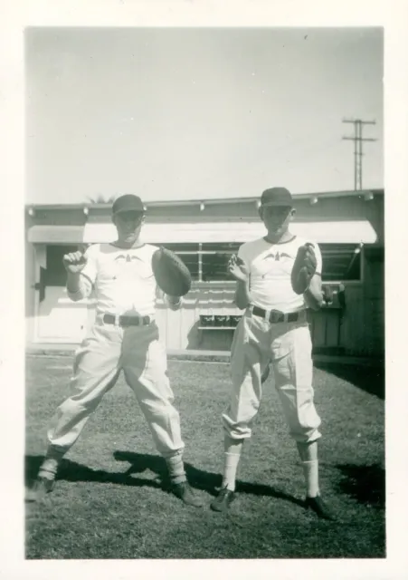 1940 Schofield Barracks soldiers, baseball, at beach & in shorts Hawaii 3 photos