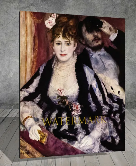 Auguste Renoir La Loge Die Theaterbox LEINWANDMALEREI KUNSTDRUCK 169