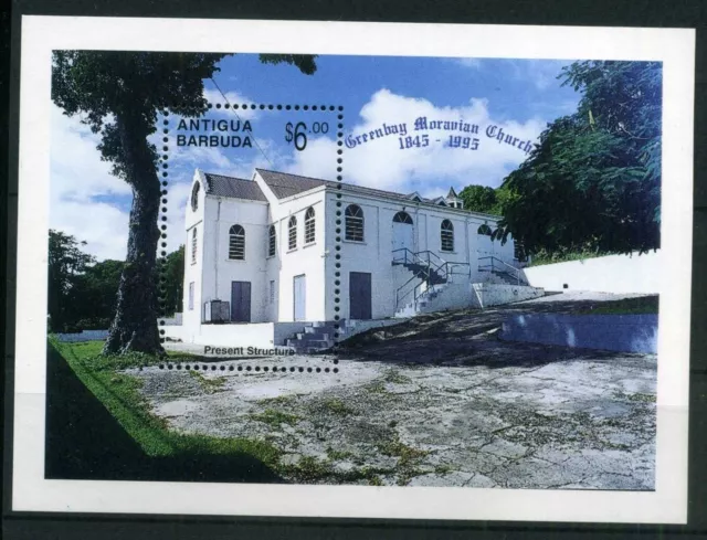 Antigua und Barbuda Block 322 postfrisch Bauwerke #HO366