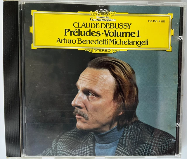 Debussy Preludes Volume 1 Michelangeli DG Full Silver W. Germany