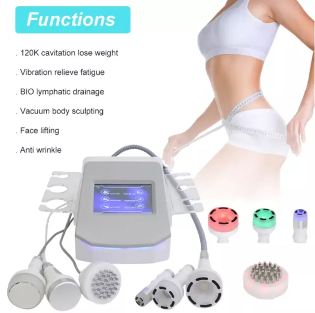 120K CAVITATION VACCUM Therapy Devic 5D Ultrasonic Fat Burning Cellulite  Removal $496.00 - PicClick AU